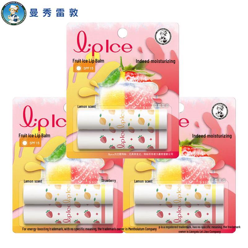 Набор из 3 фруктовых бальзамов для губ Mentholatum
Набор из 3 фруктовых бальзамов для губ Mentholatum