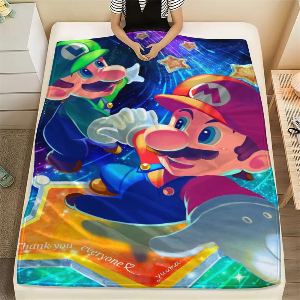 Mario Indoor Outdoor Common Flannel Blanket, Warm Print Blanket Fit for Bedroom, Picnic, Sofa and Bed.-TING 75x90cm
Mario Indoor Outdoor Common Flannel Blanket, Warm Print Blanket Fit for Bedroom, Picnic, Sofa and Bed.-TING 75x90cm