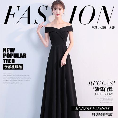Elegant Long One-Shoulder Wedding Dress Evening Gown for Bride High Waist Floor-Length Skirt Polyester Fiber No Sleeve S чорний
Elegant Long One-Shoulder Wedding Dress Evening Gown for Bride High Waist Floor-Length Skirt Polyester Fiber No Sleeve S чорний