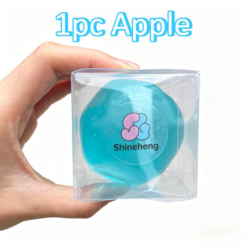 Apple Moldable Stress Ball Coconut Oil Squishy Transparent Apple Non-Bounce Squeeze Ball ASMR Sensory Toy Relieve Stress Toy
Apple Moldable Stress Ball Coconut Oil Squishy Transparent Apple Non-Bounce Squeeze Ball ASMR Sensory Toy Relieve Stress Toy