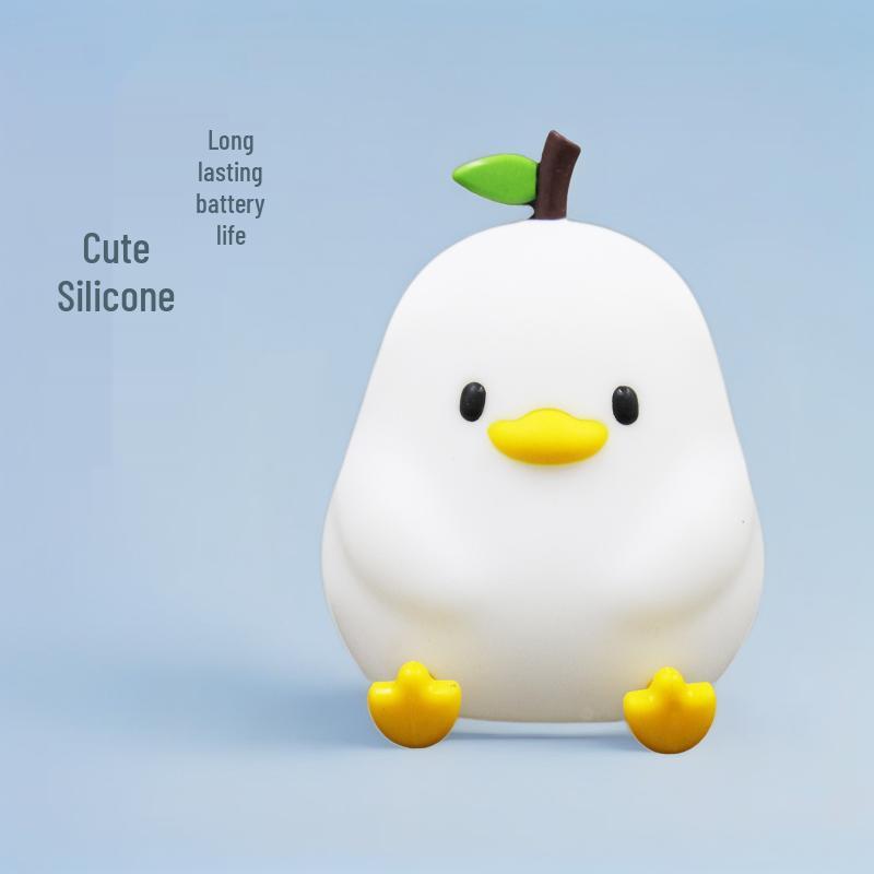 Pear Silicone Tap Light - Cute Kawaii Children’s Night Light with Timer, Atmosphere Bedside Companion. 1.5 inches
Pear Silicone Tap Light - Cute Kawaii Children’s Night Light with Timer, Atmosphere Bedside Companion. 1.5 inches