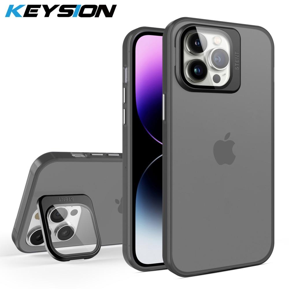 Матовый чехол KEYSION для iPhone 15 Pro Max 15, ультра прозрачный силиконовый чехол для объектива камеры, пленка-подставка для телефона, чехол для iPhone 14 13 12 11
Матовый чехол KEYSION для iPhone 15 Pro Max 15, ультра прозрачный силиконовый чехол для объектива камеры, пленка-подставка для телефона, чехол для iPhone 14 13 12 11