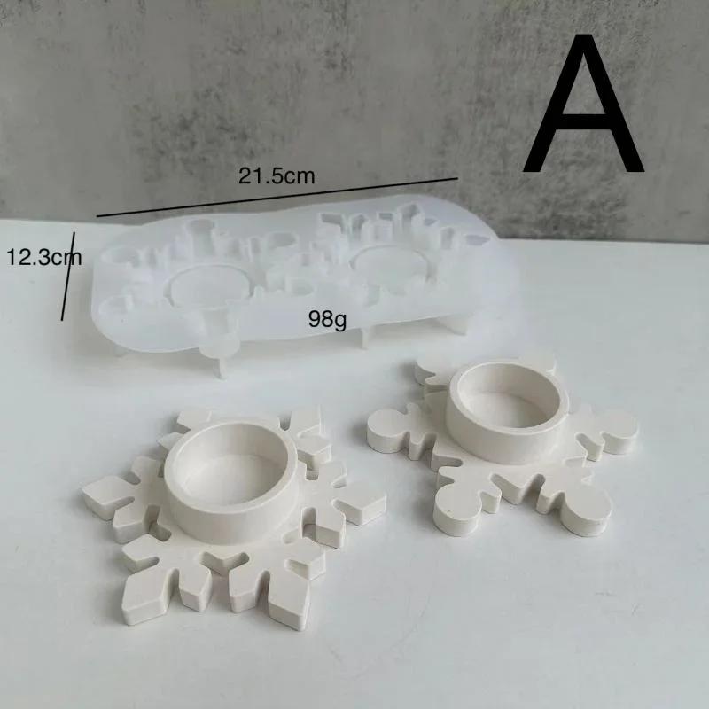 Creative Crystal Christmas Snowflake Jewelry Mold Handmade Aromatherapy Candle Mold Suitable Kids Birthday Cake Decoration Tool
Creative Crystal Christmas Snowflake Jewelry Mold Handmade Aromatherapy Candle Mold Suitable Kids Birthday Cake Decoration Tool