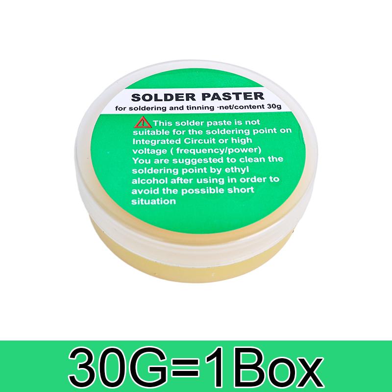 200/30g Professional Solder Paste Rosin Flux Lead-free Welding Fluxes Iron Repair Weld Paste Soldering Tin Solder Oil Weld Wire
200/30g Professional Solder Paste Rosin Flux Lead-free Welding Fluxes Iron Repair Weld Paste Soldering Tin Solder Oil Weld Wire