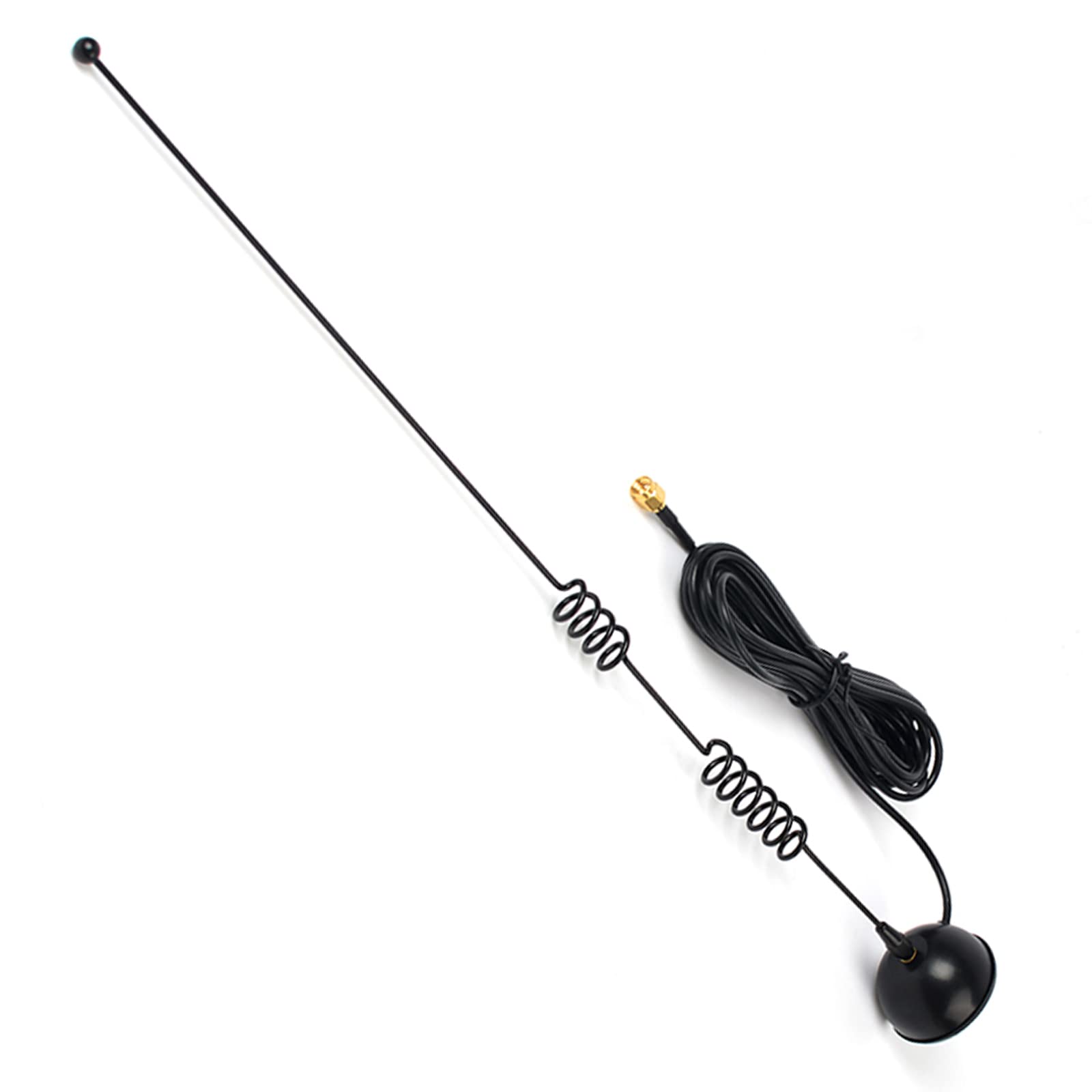 HYS 144430MHz Band Compatible Wireless Antenna with Magnetic Mount, Dual-Band Antenna for Commercial Radios, RG174 Coaxial Cable (4.3m) with SMAP
HYS 144430MHz Band Compatible Wireless Antenna with Magnetic Mount, Dual-Band Antenna for Commercial Radios, RG174 Coaxial Cable (4.3m) with SMAP