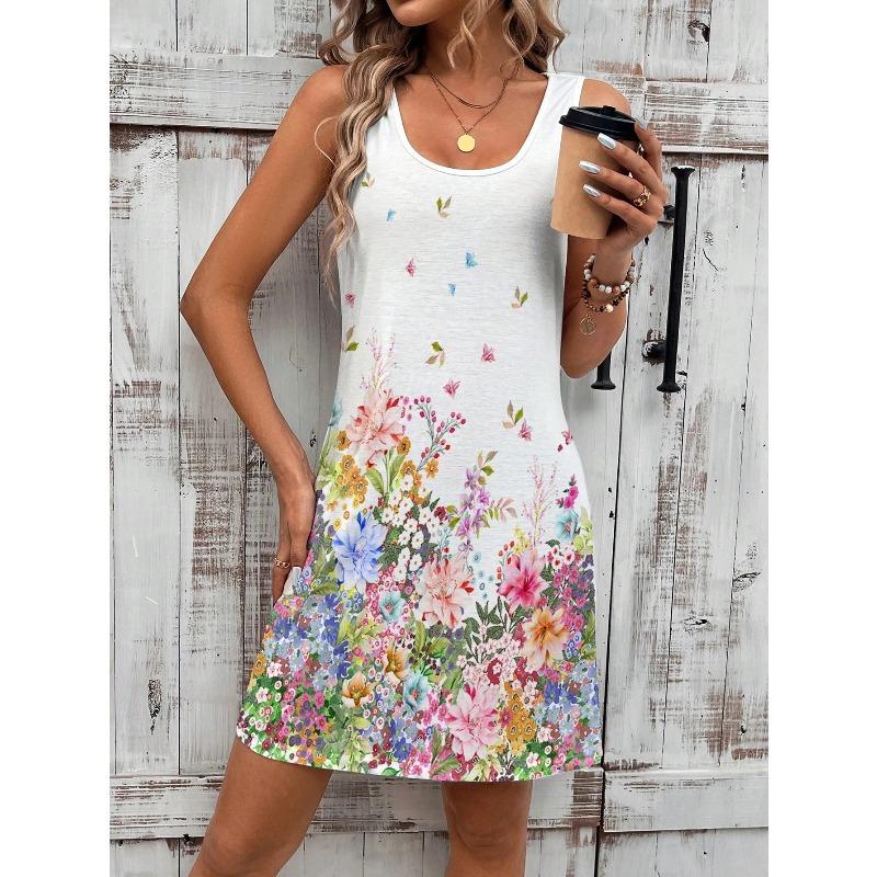 Comfortable Simple Sleeveless Dress Fashionable Printing Versatile Casual Dresses XXXL
Comfortable Simple Sleeveless Dress Fashionable Printing Versatile Casual Dresses XXXL