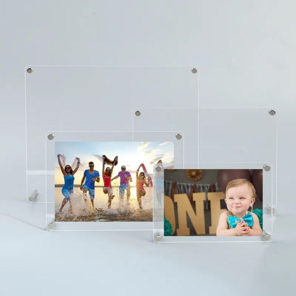 Acrylic Picture Frame Display Frame with Metal Stand Desktop Decoration Ornament 5inch-single frame
Acrylic Picture Frame Display Frame with Metal Stand Desktop Decoration Ornament 5inch-single frame