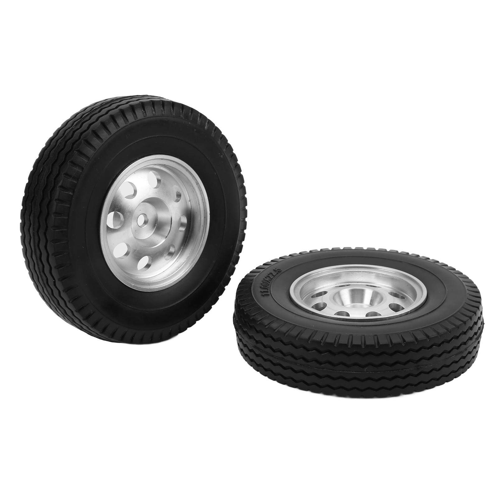 2Pcs RC Car Wheels Rubber Tires 84mm CNC Metal Wheel Rims Hubs Set for Tamiya 114 RC Car Truck
2Pcs RC Car Wheels Rubber Tires 84mm CNC Metal Wheel Rims Hubs Set for Tamiya 114 RC Car Truck