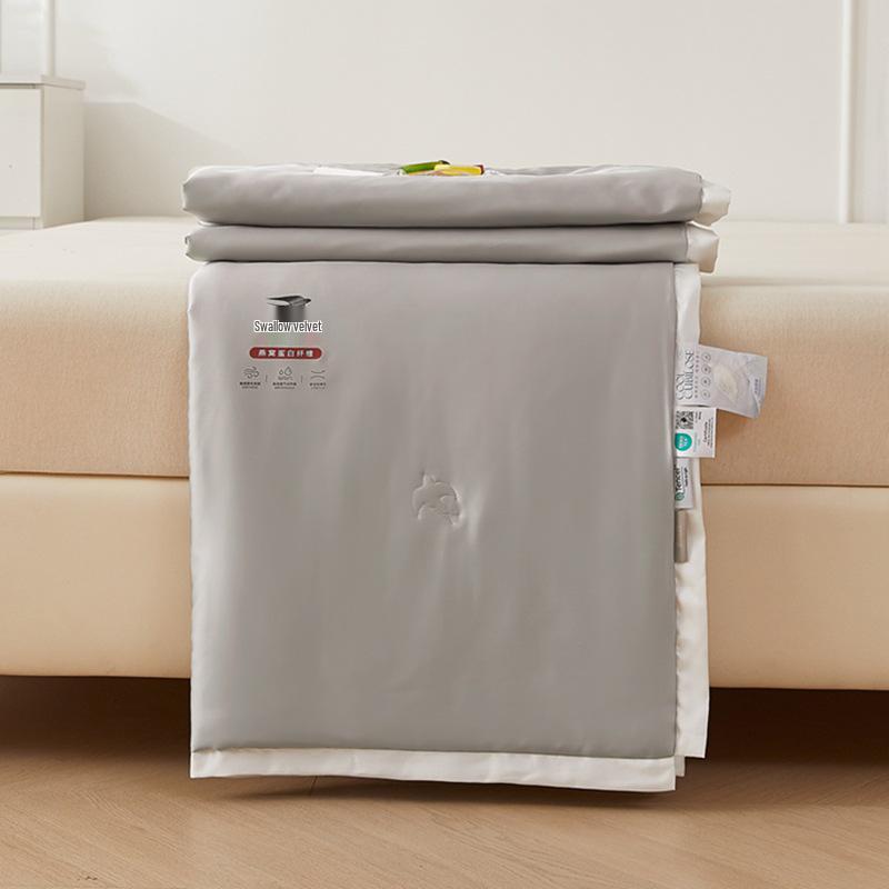 60-Count Tencel Machine Washable Lightweight Summer Quilt, Skin-Friendly, High-Grade, Plain Color, Single/Double, Luxury Air Conditioning Blanket 200*230 cm
60-Count Tencel Machine Washable Lightweight Summer Quilt, Skin-Friendly, High-Grade, Plain Color, Single/Double, Luxury Air Conditioning Blanket 200*230 cm
