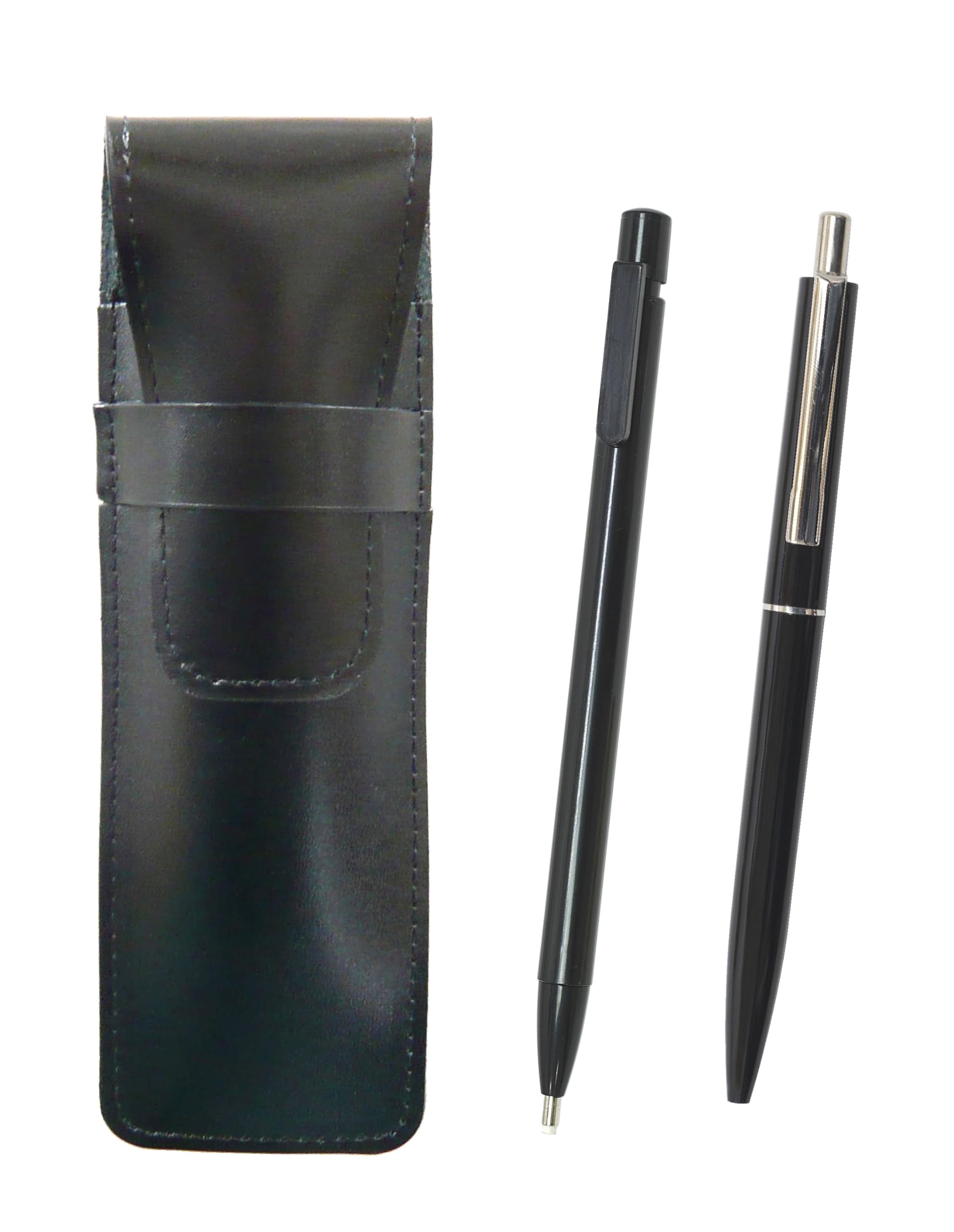 Slim cowhide pencil case eraser black and AP150 1965 reprint ladies mechanical pencil set with metal black black, extra-fine knock-type edition,
Slim cowhide pencil case eraser black and AP150 1965 reprint ladies mechanical pencil set with metal black black, extra-fine knock-type edition,