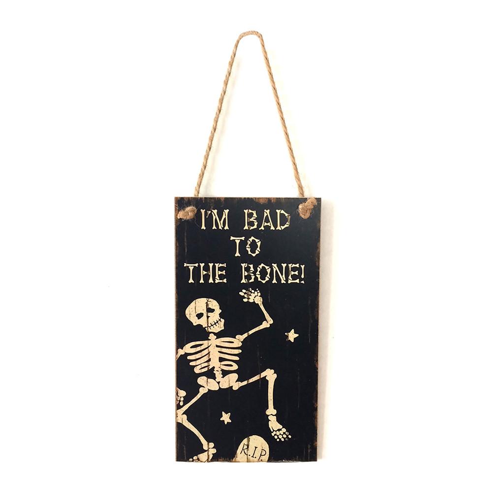 Хэллоуин Тема Дружбы Деревянный Кулон Украшение Домашнего Украшения Карты One Size
Хэллоуин Тема Дружбы Деревянный Кулон Украшение Домашнего Украшения Карты One Size