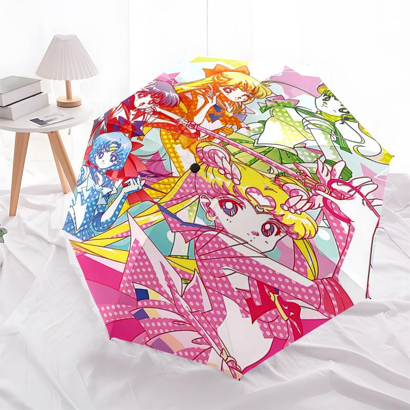 1pc Sailor Moon Inspired Umbrella Auto Open Close, Portable Tri-Fold Design, 8-Rib Iron Frame, Outdoor, Perfect Gift for Fans, Travelers, Daily Use, F
1pc Sailor Moon Inspired Umbrella Auto Open Close, Portable Tri-Fold Design, 8-Rib Iron Frame, Outdoor, Perfect Gift for Fans, Travelers, Daily Use, F