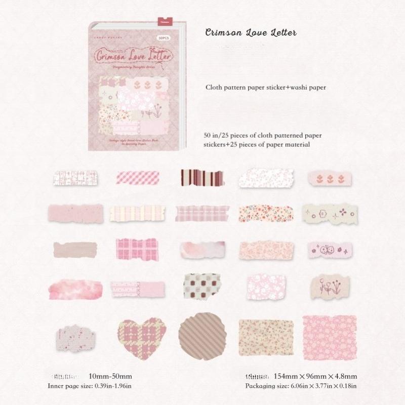 Double Enjoy Pack Shredded Sticker Pack Piecemeal Fabric Series Hand Account Collage Material Decorative Base 6 Styles
Double Enjoy Pack Shredded Sticker Pack Piecemeal Fabric Series Hand Account Collage Material Decorative Base 6 Styles
