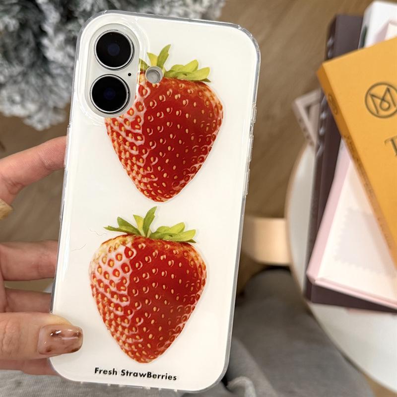 Ins Style Simple White Background Strawberry Phone Case for iPhone 17, 16 Pro Max, 15, 14 with Girlish Heart Design Apple 14 Pro
Ins Style Simple White Background Strawberry Phone Case for iPhone 17, 16 Pro Max, 15, 14 with Girlish Heart Design Apple 14 Pro