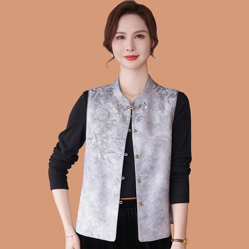 2026 New Spring/Autumn Chinese-Style Thin Vest for Middle-Aged & Elderly Women - Fashion National Style Cape Coat XL (for 120-135 lbs)
2026 New Spring/Autumn Chinese-Style Thin Vest for Middle-Aged & Elderly Women - Fashion National Style Cape Coat XL (for 120-135 lbs)