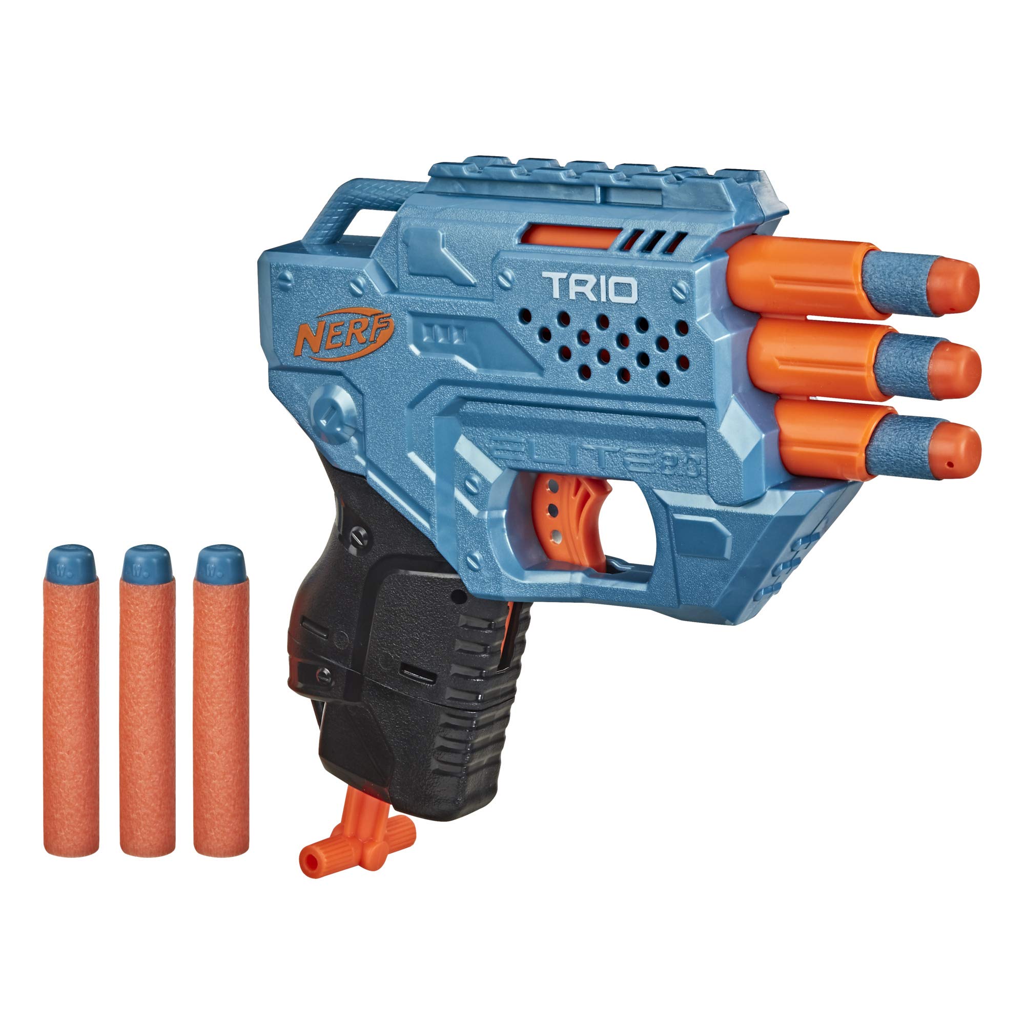 Hasbro Nerf Elite Trio Genuine E9954 6 official darts included Tactical rail included 2.0 TD-3
Hasbro Nerf Elite Trio Genuine E9954 6 official darts included Tactical rail included 2.0 TD-3