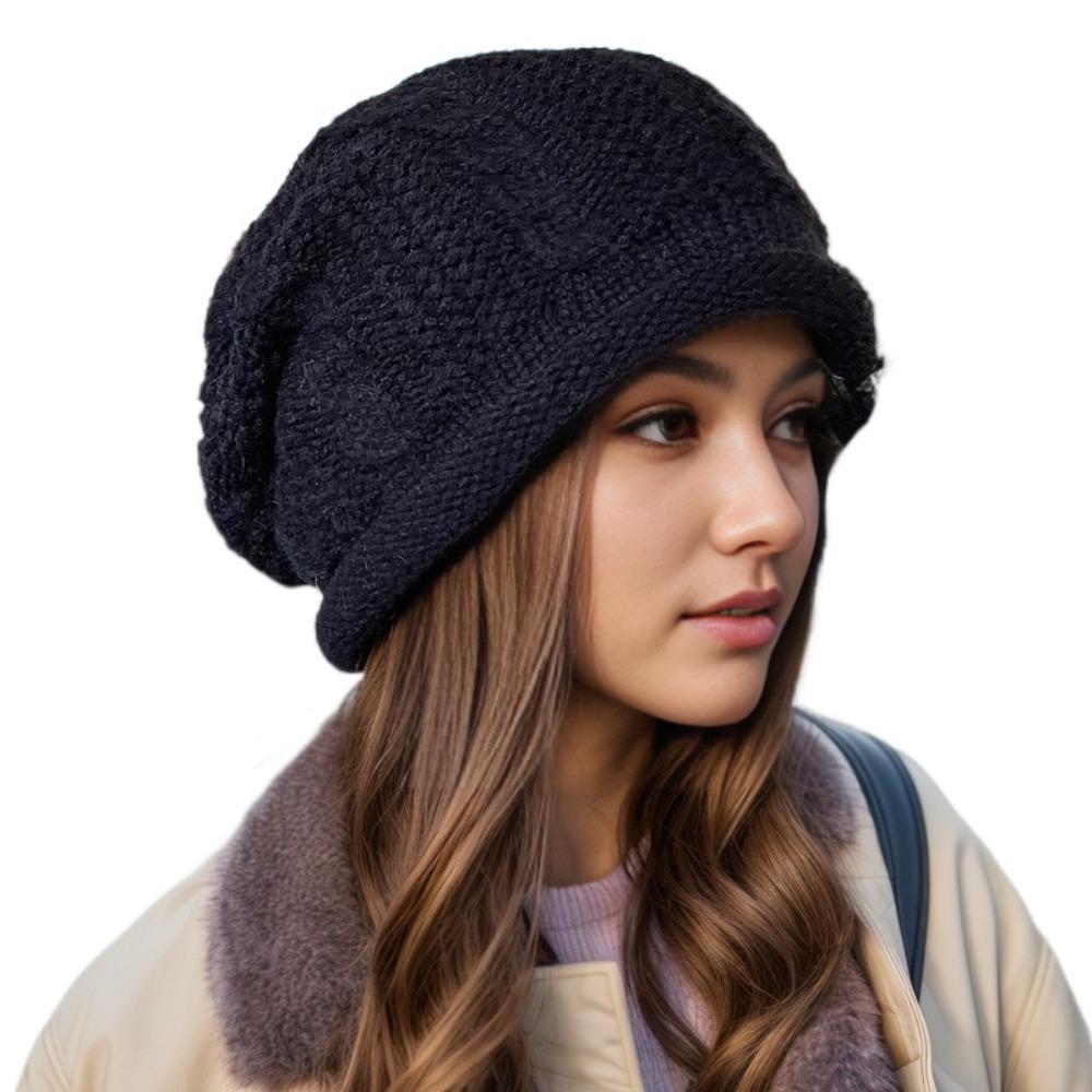 Windproof Women Knitted Hats Coldproof Knit Slouchy Beanie Oversized Winter Hat Keep Warm чёрный
Windproof Women Knitted Hats Coldproof Knit Slouchy Beanie Oversized Winter Hat Keep Warm чёрный