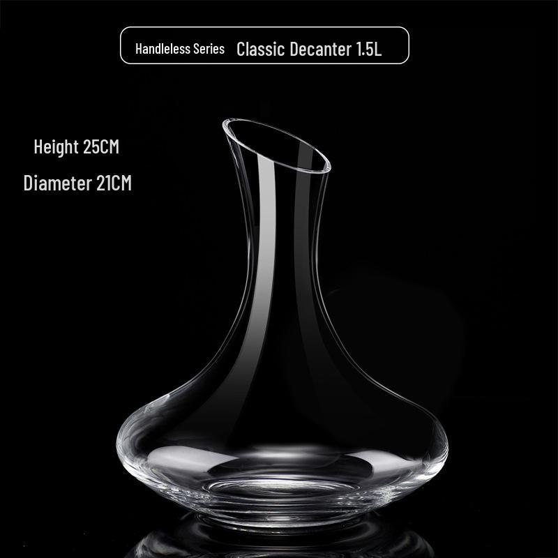 Elegant European Crystal Red Wine Decanter Set
Elegant European Crystal Red Wine Decanter Set
