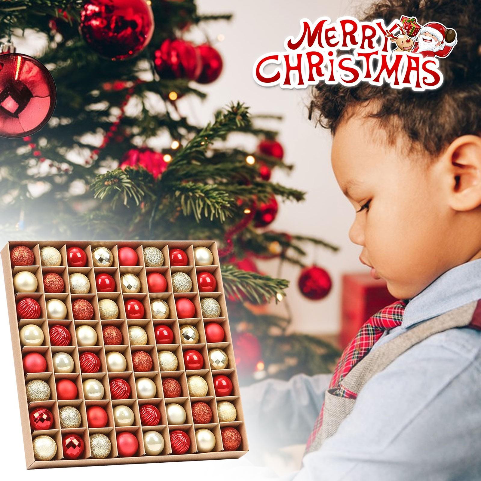 64 елочных шара, украшения для рождественской елки, праздничный венок, гирлянда, украшения, красные и золотые, 3 см One Size красный
64 елочных шара, украшения для рождественской елки, праздничный венок, гирлянда, украшения, красные и золотые, 3 см One Size красный