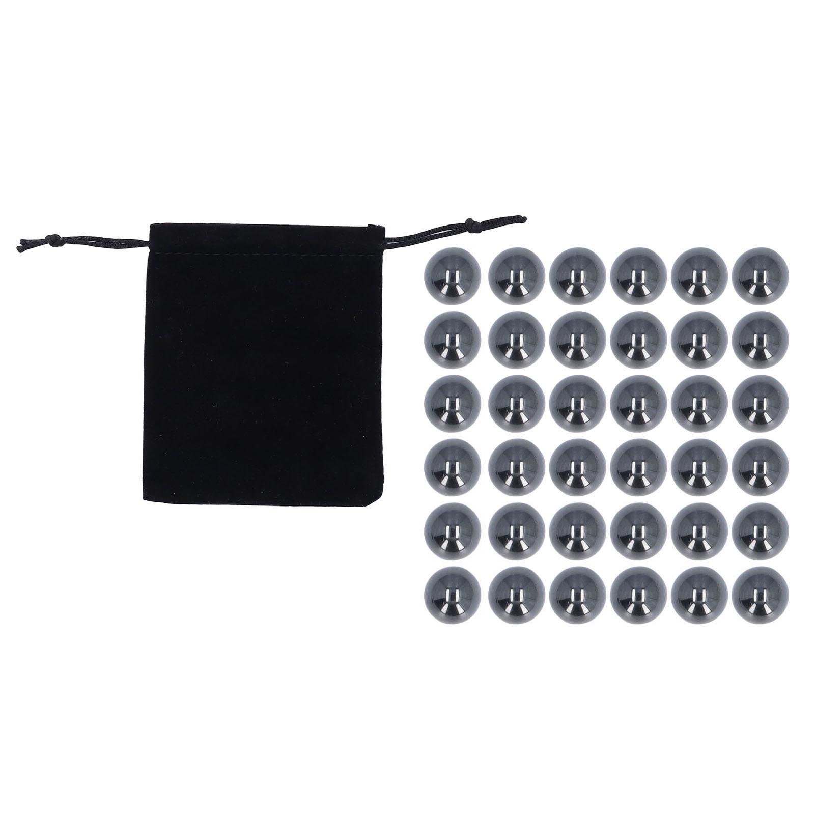 36Pcs Magnetic Balls Fidget Toy Ferrite Black Polishing Kids Sphere Magnet 15mm with Cloth Bag
36Pcs Magnetic Balls Fidget Toy Ferrite Black Polishing Kids Sphere Magnet 15mm with Cloth Bag