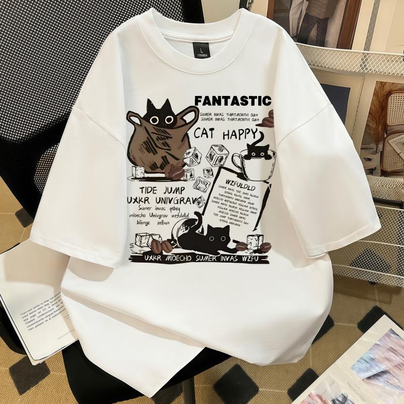 ZX American Streetwear Brand Cartoonprinted Couple Shortsleeved Tshirts Trendy and Casual Shortsleeved Street Cats 4XL
ZX American Streetwear Brand Cartoonprinted Couple Shortsleeved Tshirts Trendy and Casual Shortsleeved Street Cats 4XL