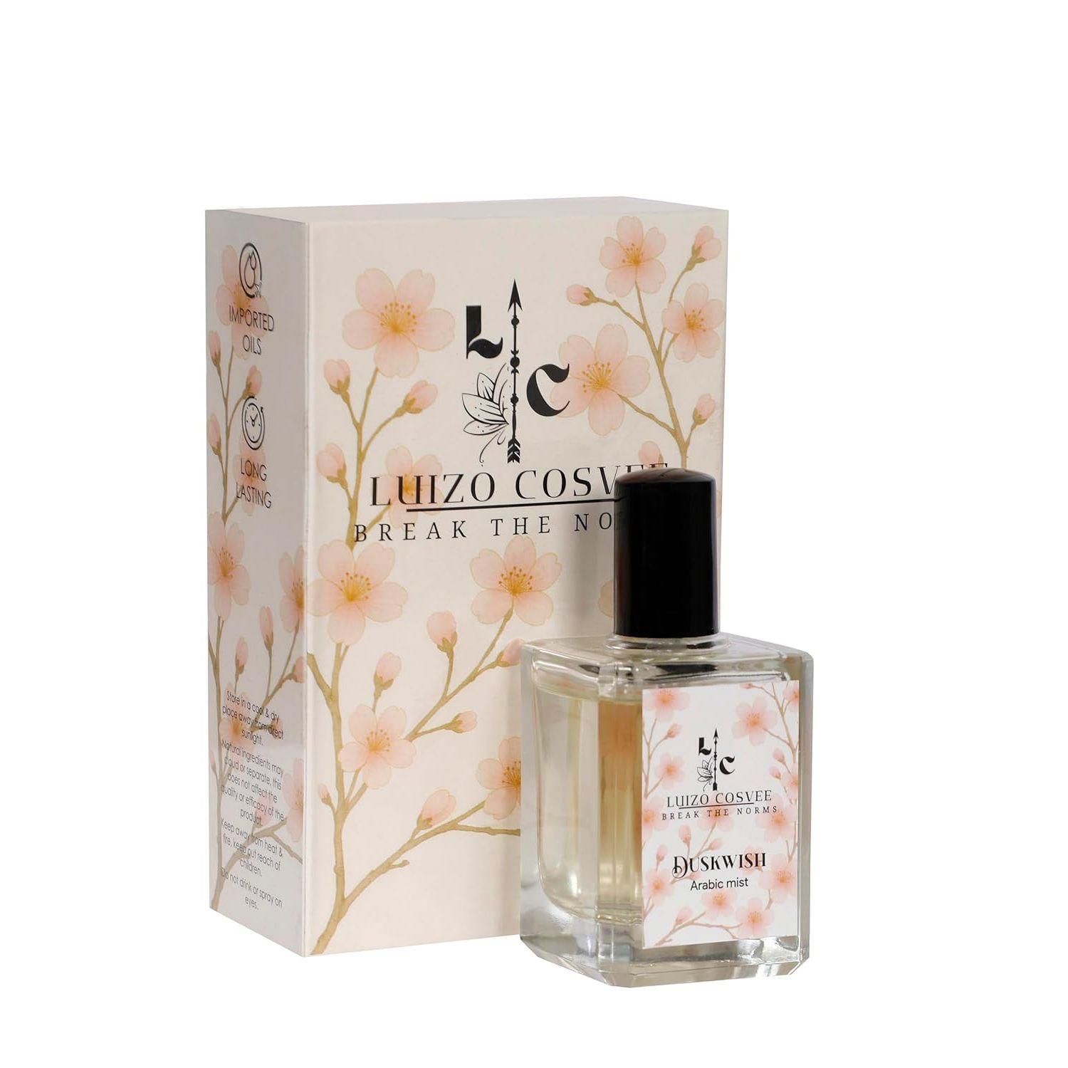 Luizo CosveeTM Duskwish | Fragrance for Male | Long-Lasting Fragrance, saffron, Incense, Cadaewood, Oriental (Arabic Mist) 50ML
Luizo CosveeTM Duskwish | Fragrance for Male | Long-Lasting Fragrance, saffron, Incense, Cadaewood, Oriental (Arabic Mist) 50ML