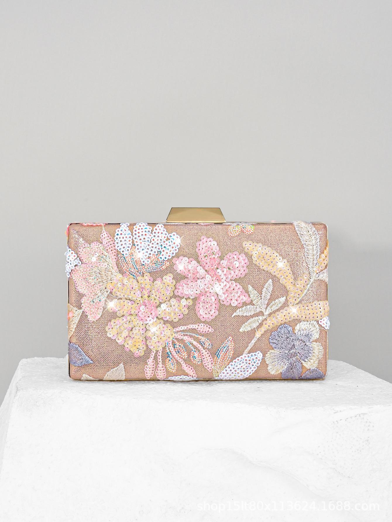 Premium sequined dinner bag new embroidery clutch bag niche summer bag women s handbag
Premium sequined dinner bag new embroidery clutch bag niche summer bag women s handbag