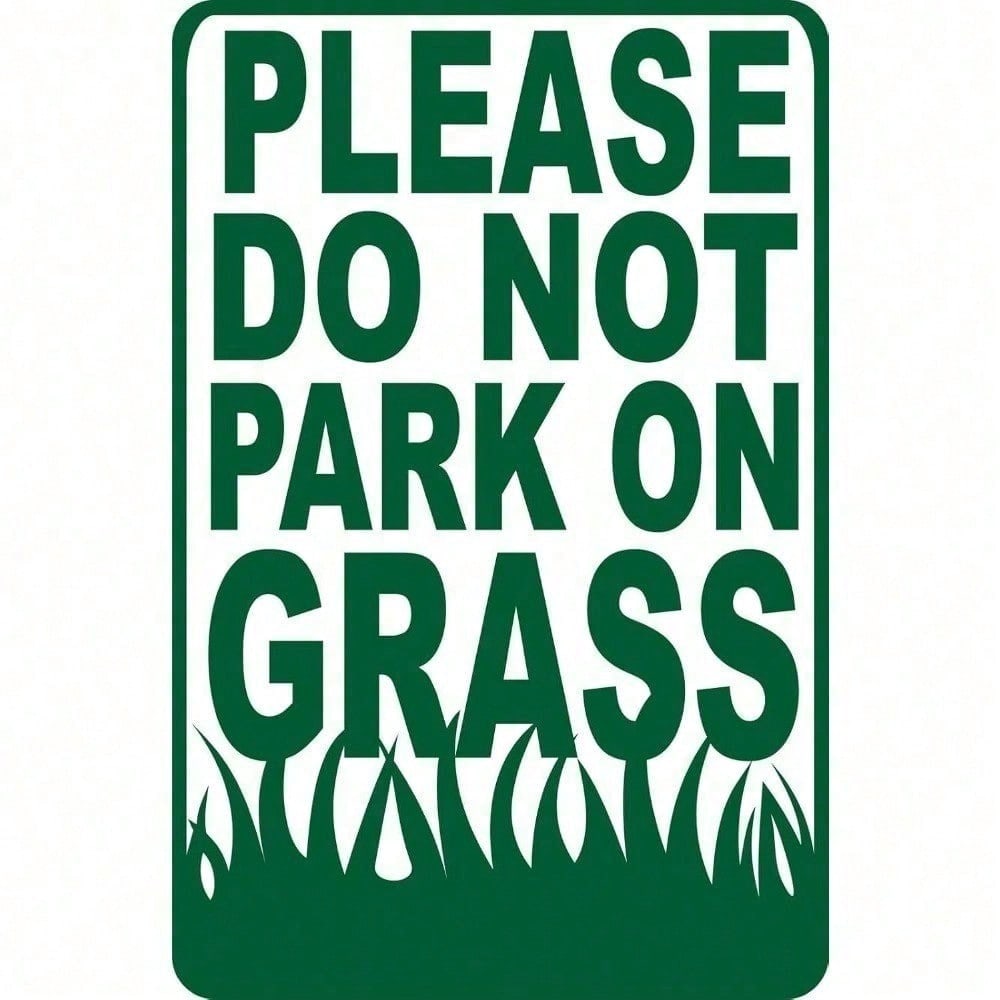 Vintage Metal Tin Sign 8x12 Inch No Parking on Grass for Garden Lawn Garage Wall Decor різнокольоровий
Vintage Metal Tin Sign 8x12 Inch No Parking on Grass for Garden Lawn Garage Wall Decor різнокольоровий