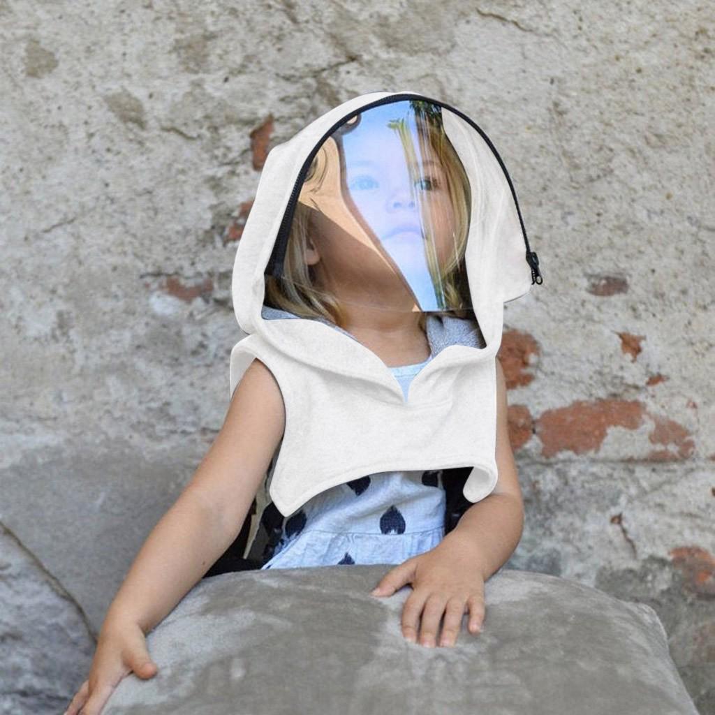 Full Protective Face Wear Clear Hooded Hat Child Reusable Removable Free Size білий
Full Protective Face Wear Clear Hooded Hat Child Reusable Removable Free Size білий