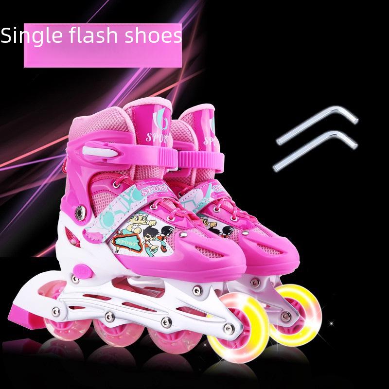 Adjustable Inline Skates for Children and Adults with LED Wheel Lights M (fits size 33-37)
Adjustable Inline Skates for Children and Adults with LED Wheel Lights M (fits size 33-37)