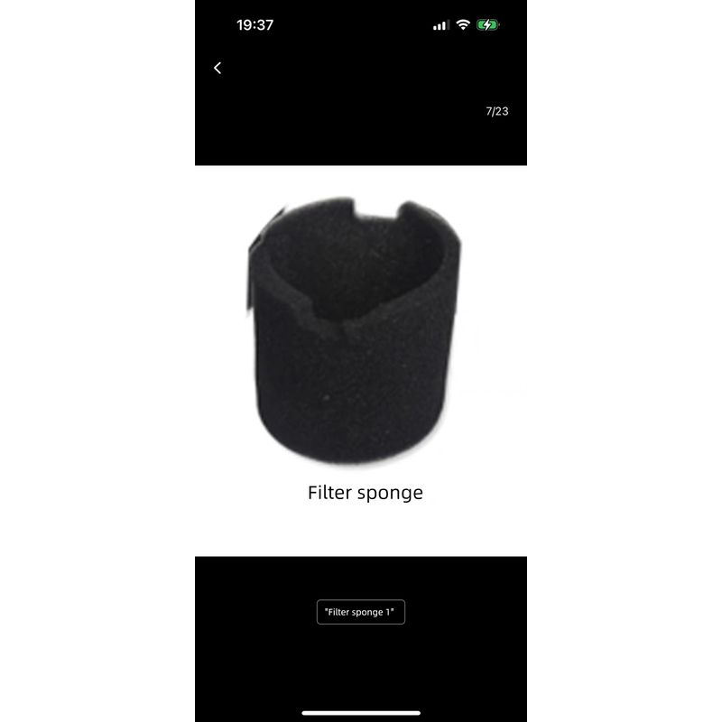 Suitable for Haier Vacuum Cleaner 615/615r/620/712/715r/720 Filter Element Floor Brush Hose Accessories 1 Piece of Filter Cotton
Suitable for Haier Vacuum Cleaner 615/615r/620/712/715r/720 Filter Element Floor Brush Hose Accessories 1 Piece of Filter Cotton