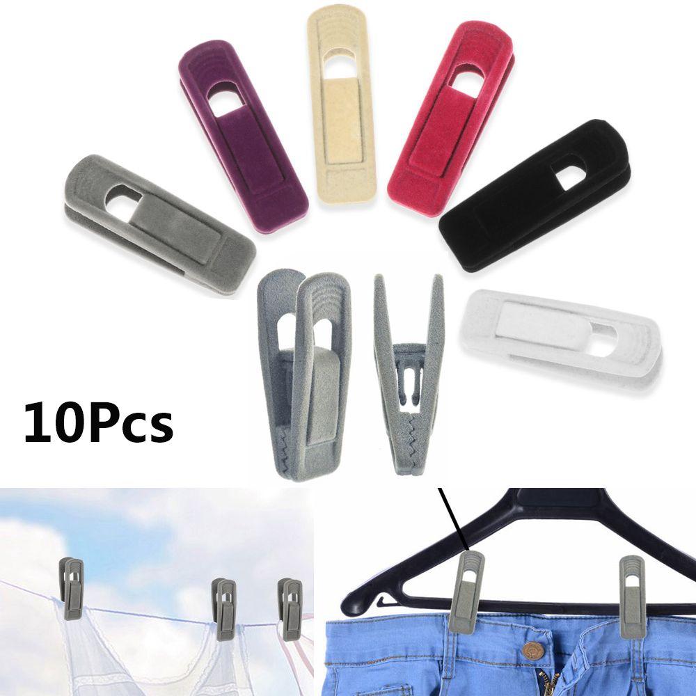 10pcs New Household Bathroom Non-slip Coat Holder Dress Rack Hanging Hooks Velvet Hangers Clips
10pcs New Household Bathroom Non-slip Coat Holder Dress Rack Hanging Hooks Velvet Hangers Clips