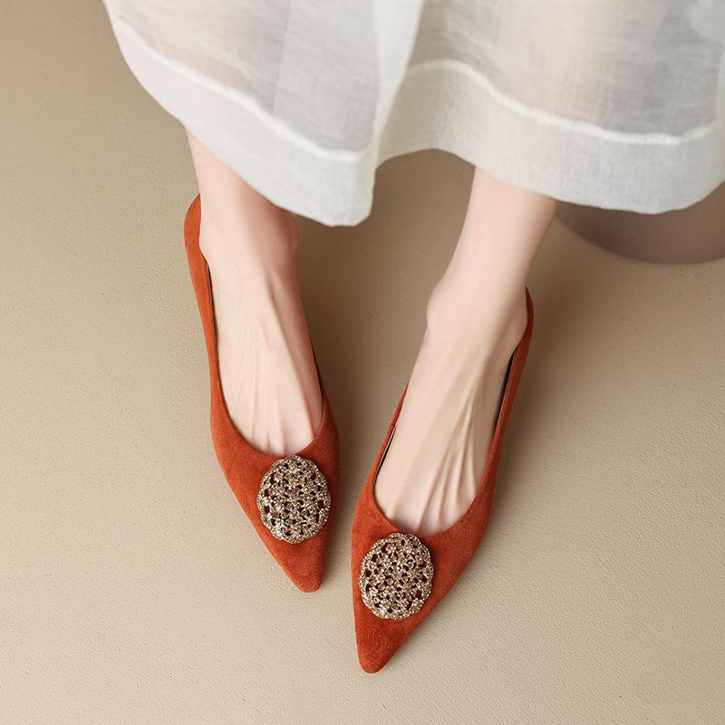 Spring Women Retro Pointed Toes Mid Heel Shoes Autumn New Pointed Toe Suede Round Buckle Slip-on Slip-off Kitten Heels Work Shoe 35 оранжевый
Spring Women Retro Pointed Toes Mid Heel Shoes Autumn New Pointed Toe Suede Round Buckle Slip-on Slip-off Kitten Heels Work Shoe 35 оранжевый