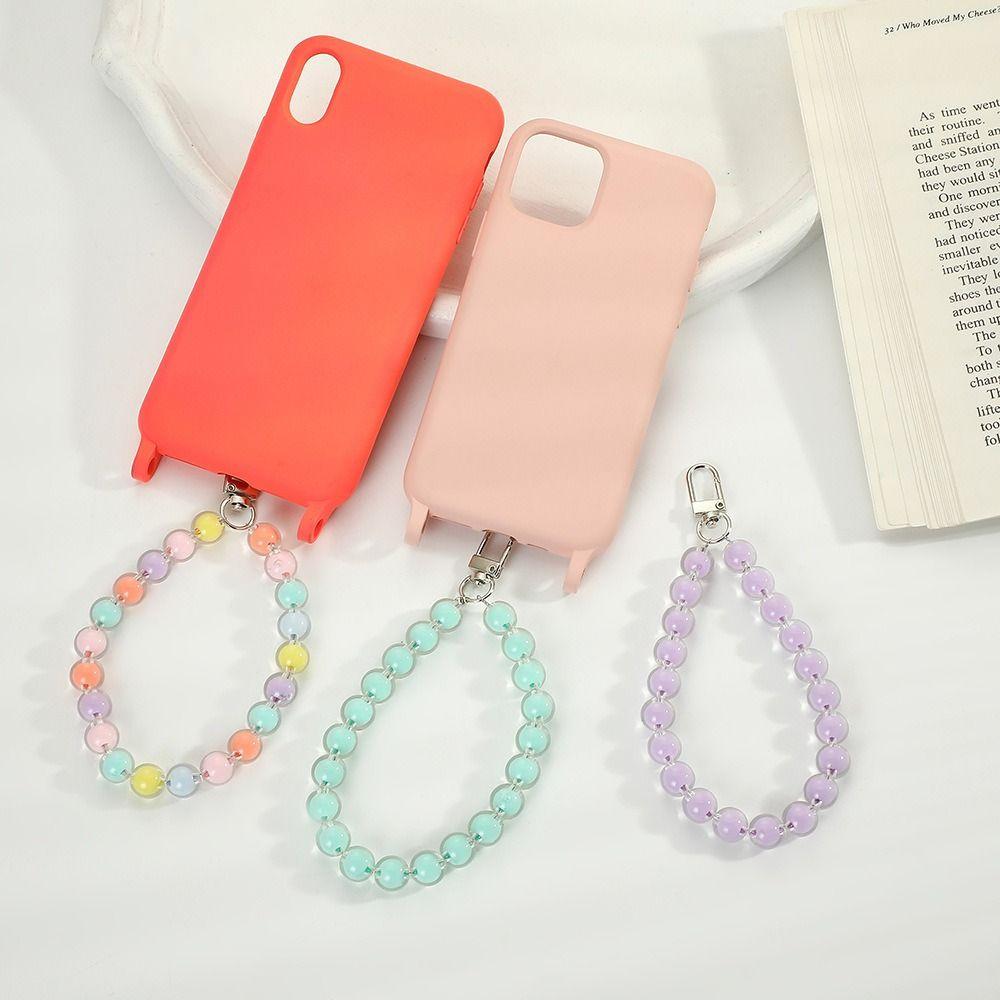 Beads Anti Falling Mobile Phone Chain Bracelet Key Chain Anti-Lost Lanyard Wrist Strap Rope рожевий
Beads Anti Falling Mobile Phone Chain Bracelet Key Chain Anti-Lost Lanyard Wrist Strap Rope рожевий