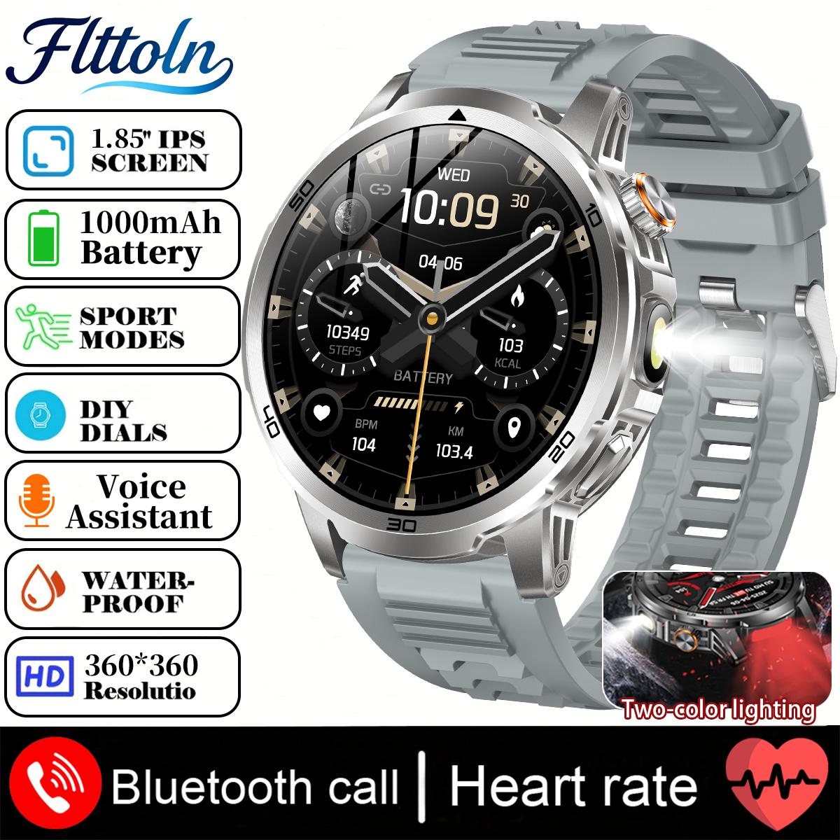 New 1000mAh Large Battery Durable Adult Smart Watch 1.85-inch GPS trackr Compass 10ATM Waterproof BT Call Sports Smartwat
New 1000mAh Large Battery Durable Adult Smart Watch 1.85-inch GPS trackr Compass 10ATM Waterproof BT Call Sports Smartwat