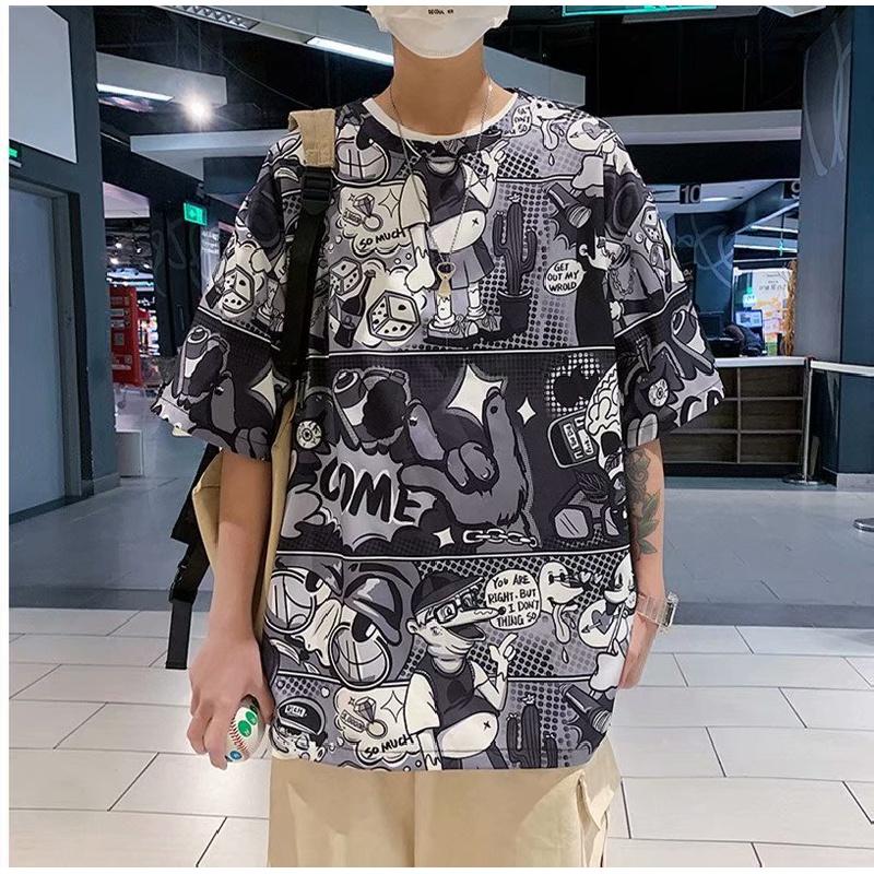 Новая футболка с коротким рукавом, мужская летняя корейская свободная повседневная футболка для мужчин, модный простой топ с короткими рукавами, модный гонконгский принт
Новая футболка с коротким рукавом, мужская летняя корейская свободная повседневная футболка для мужчин, модный простой топ с короткими рукавами, модный гонконгский принт