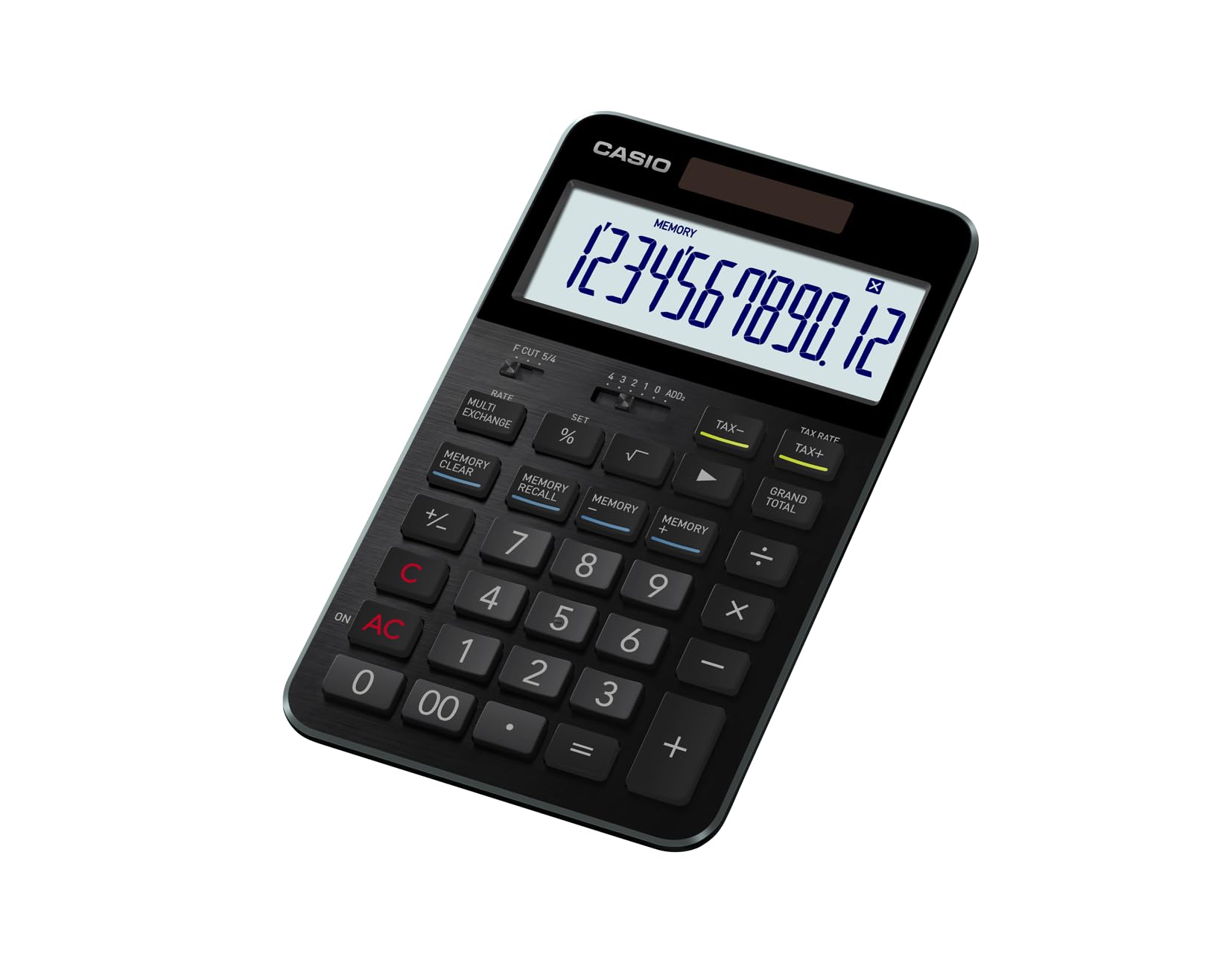 Casio Premium Just 12 Calculator, Black, Type, Digits, S100X-BK чорний
Casio Premium Just 12 Calculator, Black, Type, Digits, S100X-BK чорний