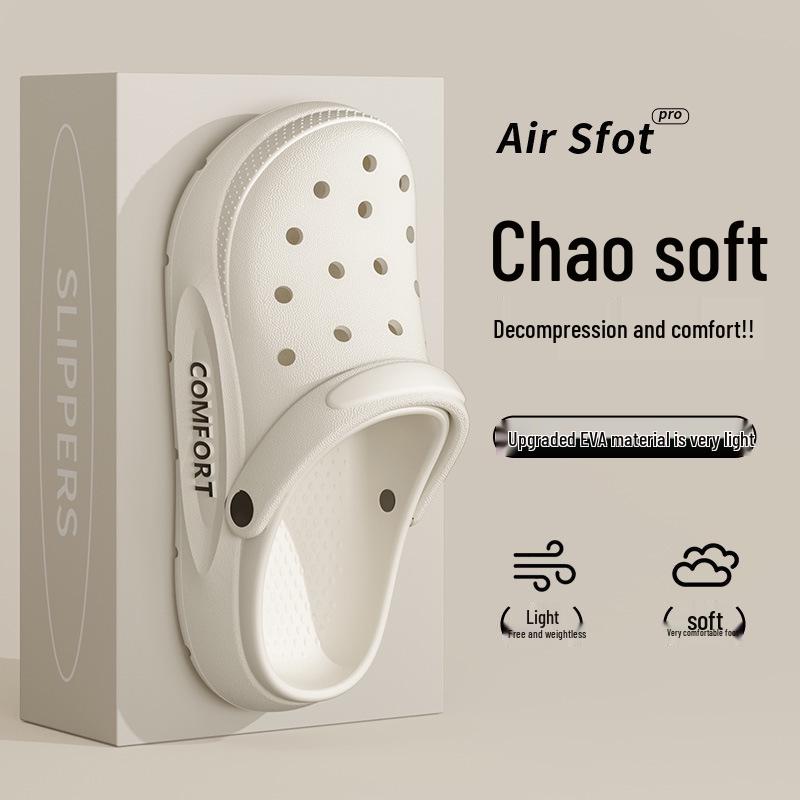 Чоловічі шльопанці Croc Style на товстій підошві EVA для збільшення зросту - 2025 Нековзні Зручні для вулиці та дому 44-45 (fits 43-44) білий
Чоловічі шльопанці Croc Style на товстій підошві EVA для збільшення зросту - 2025 Нековзні Зручні для вулиці та дому 44-45 (fits 43-44) білий