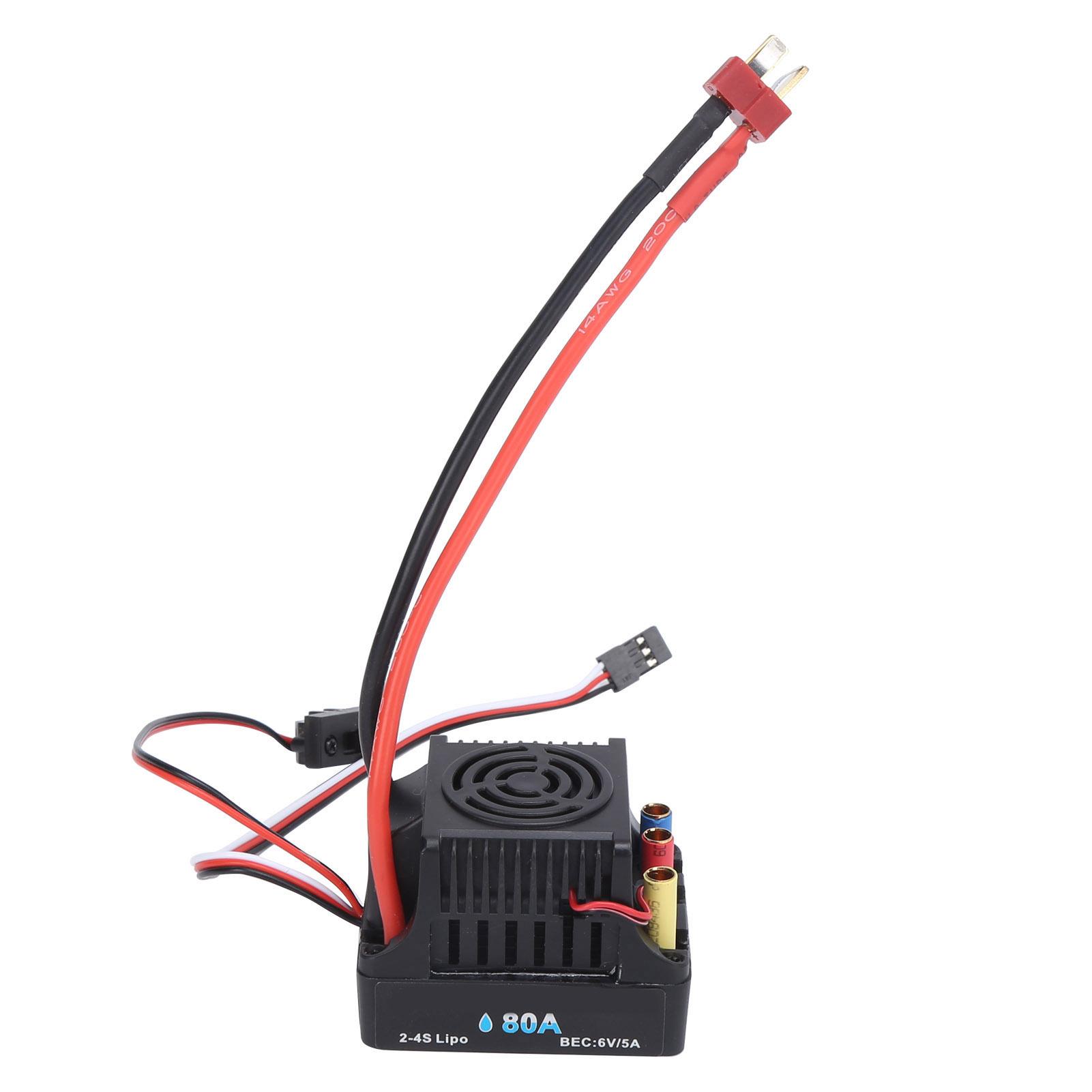 RC 80A Brushless Waterproof ESC Electronic Speed Controller for 18 RC Car Upgrade Parts
RC 80A Brushless Waterproof ESC Electronic Speed Controller for 18 RC Car Upgrade Parts