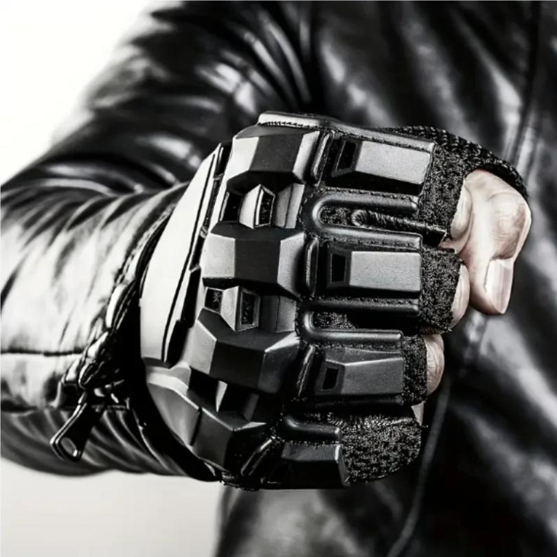 Thermal Fingerless Gloves - Warm, Water-Resistant, and Grip-Enhancing for Motorcycle Cycling, Hiking, Outdoor Training XL
Thermal Fingerless Gloves - Warm, Water-Resistant, and Grip-Enhancing for Motorcycle Cycling, Hiking, Outdoor Training XL
