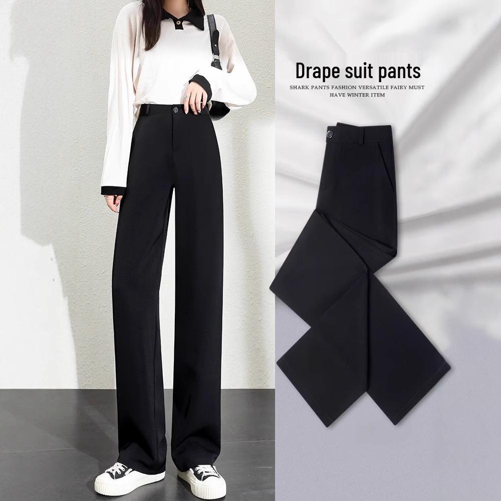 Women s High-End Petite Black Suit Pants: Spring/Autumn 2024, Drape Detail, Narrow/Wide-Leg Options, Casual Straight-Leg Design. S (Recommended for 81-90 lbs)
Women s High-End Petite Black Suit Pants: Spring/Autumn 2024, Drape Detail, Narrow/Wide-Leg Options, Casual Straight-Leg Design. S (Recommended for 81-90 lbs)