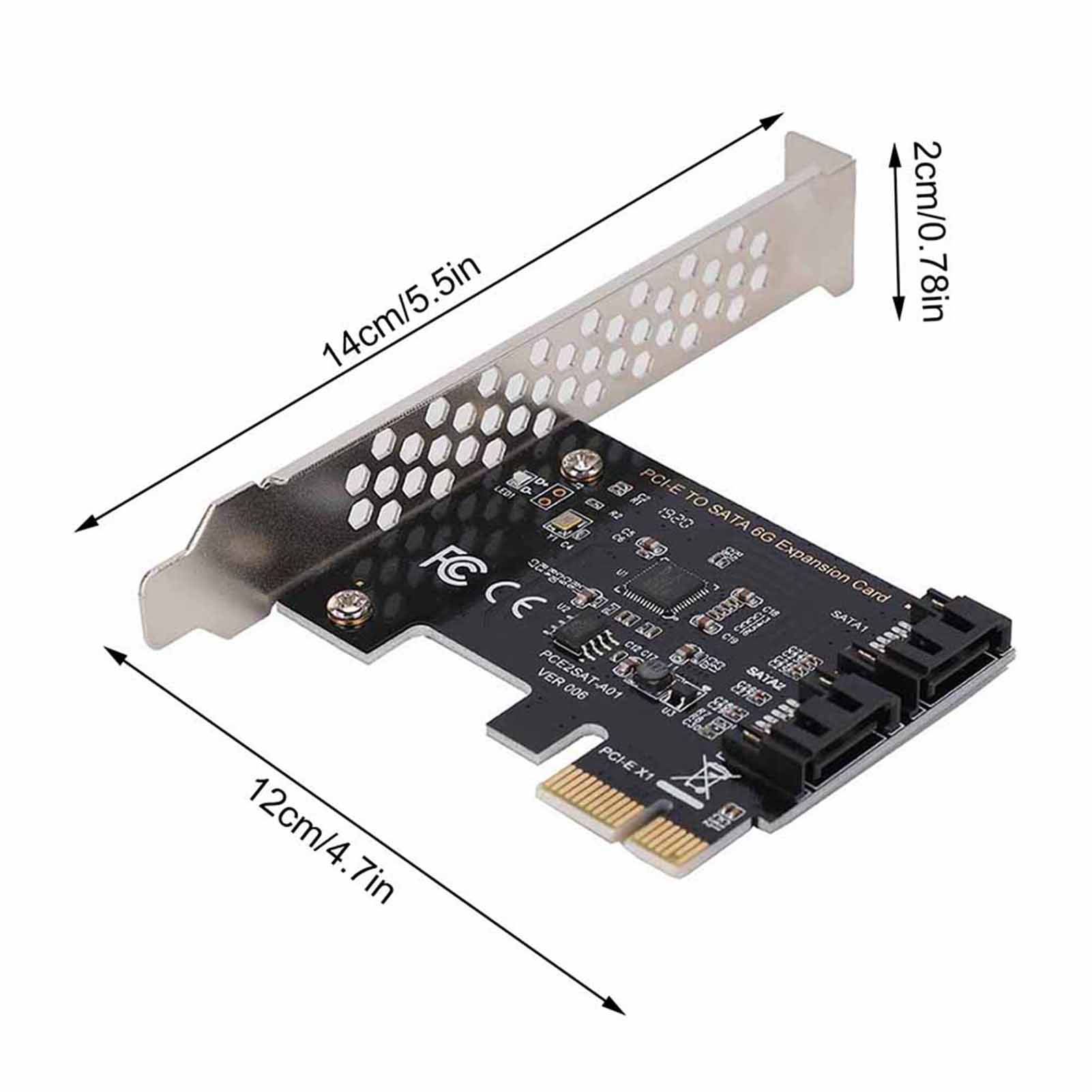 Карти PCI‑E Плати адаптерів розширення з 2 портами PCI Express до SATA 3.0 SATA III 6 Гбіт/с
Карти PCI‑E Плати адаптерів розширення з 2 портами PCI Express до SATA 3.0 SATA III 6 Гбіт/с