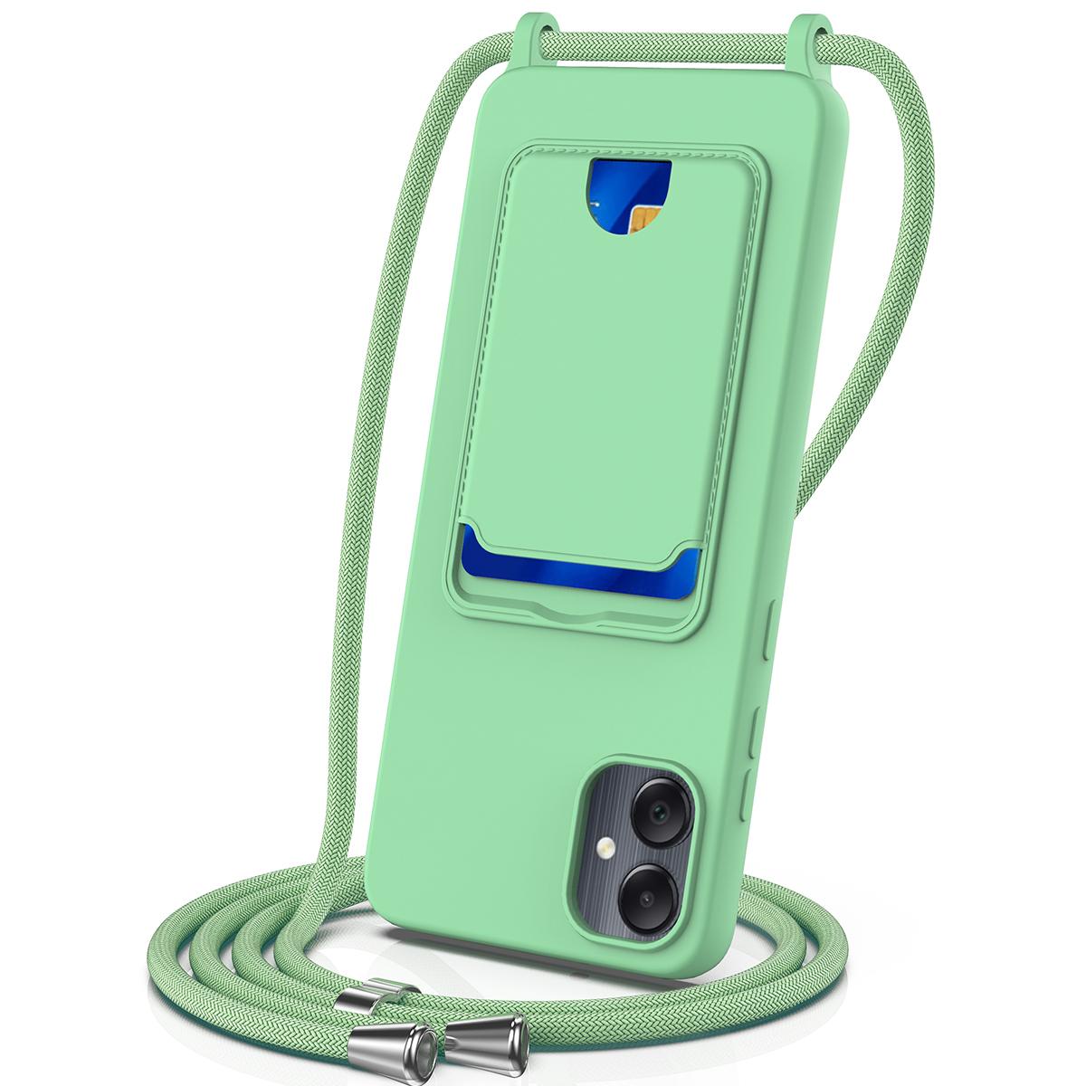 For Samsung Galaxy A05 4G Case Liquid Silicone Phone Cover with Card Slot, Long Strap C
For Samsung Galaxy A05 4G Case Liquid Silicone Phone Cover with Card Slot, Long Strap C