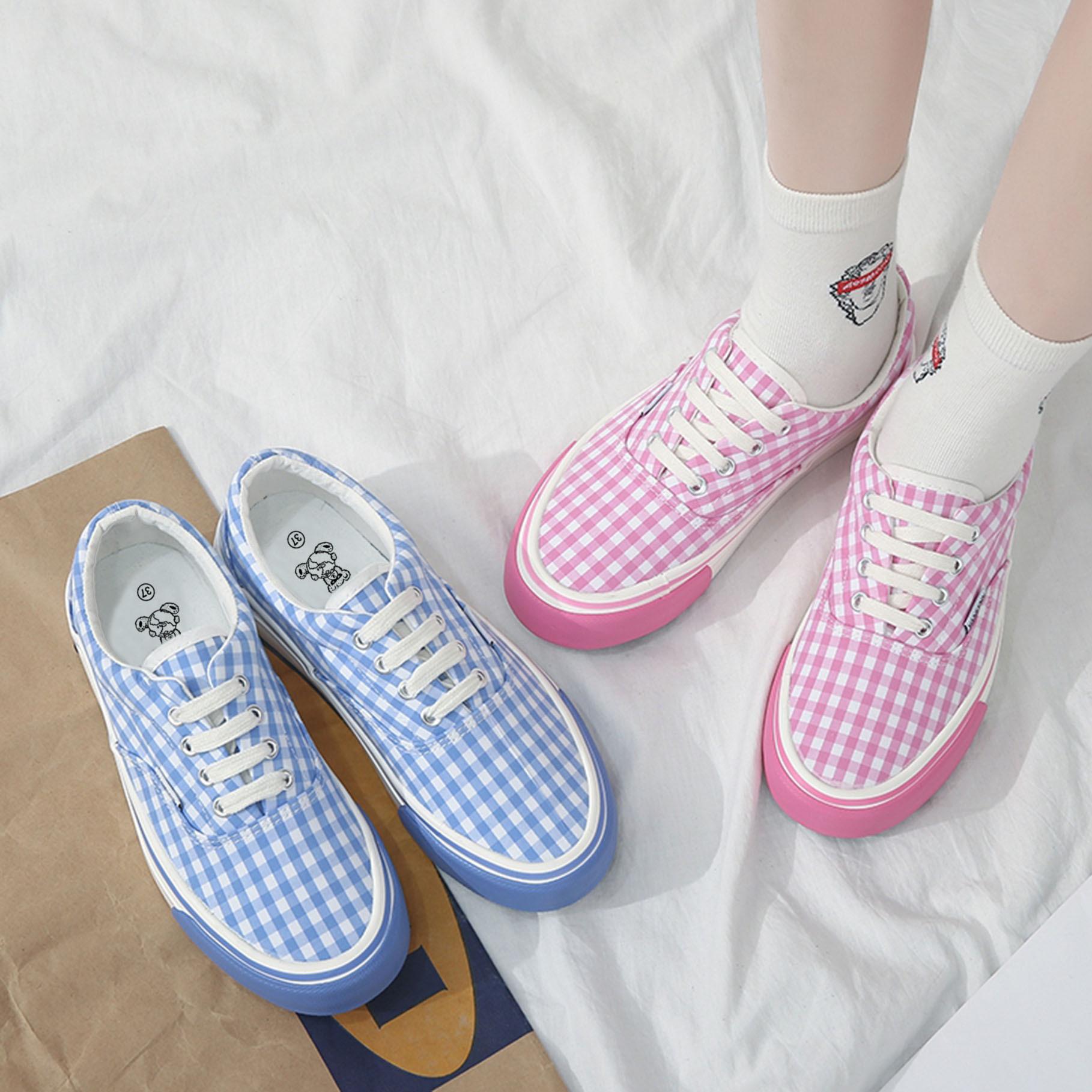 Spring new low-top colored plaid canvas shoes women s shoes Korean version pink adult lace-up flat heel front lace-up student shoes 40 рожевий
Spring new low-top colored plaid canvas shoes women s shoes Korean version pink adult lace-up flat heel front lace-up student shoes 40 рожевий