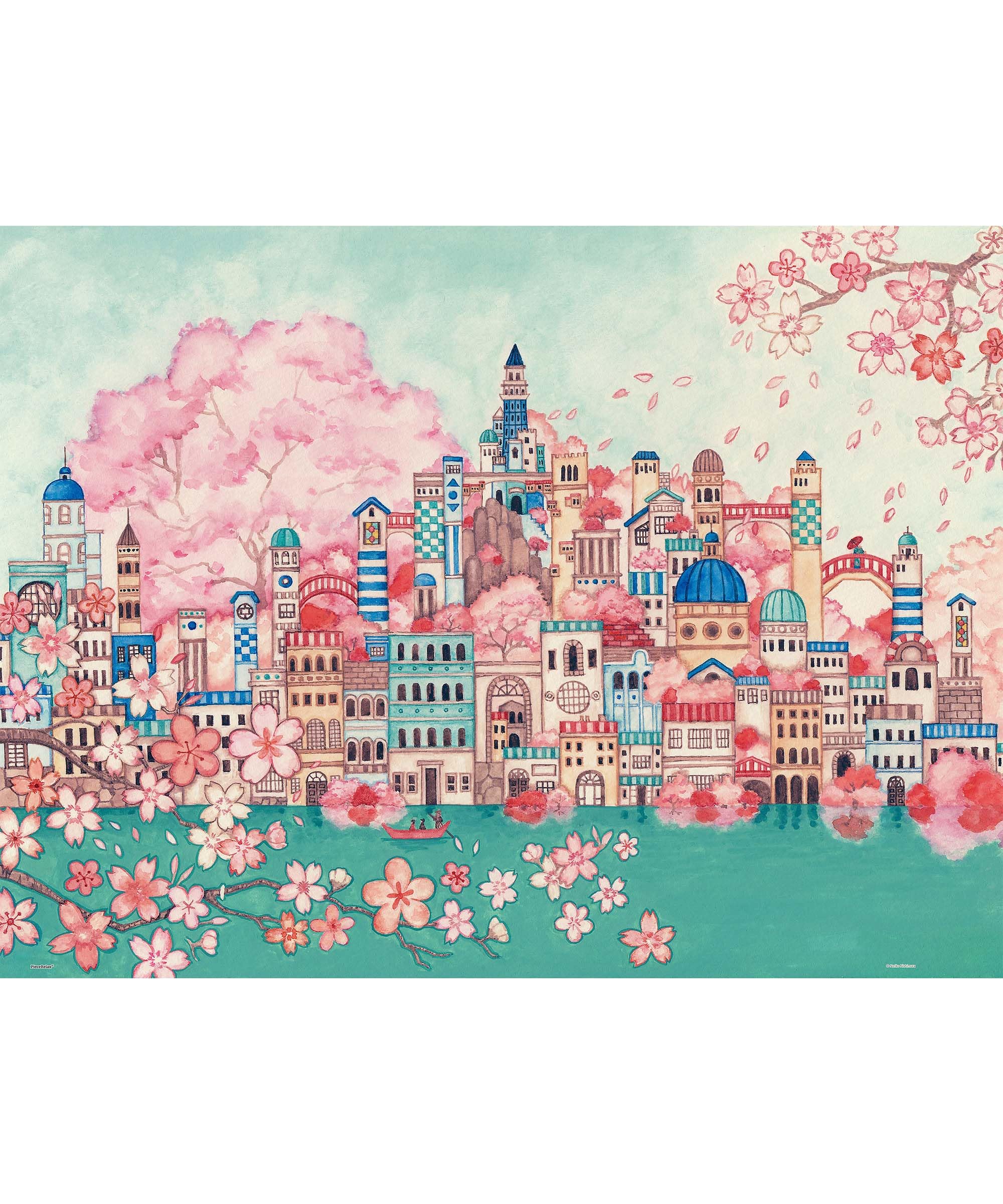 PieceRelax Plastic Jigsaw Puzzle PieceClicks Nishimura Ancient Cherry Blossoms and the Blue challenging no clicks into PieceClicks 1000-piece [Noriko
PieceRelax Plastic Jigsaw Puzzle PieceClicks Nishimura Ancient Cherry Blossoms and the Blue challenging no clicks into PieceClicks 1000-piece [Noriko