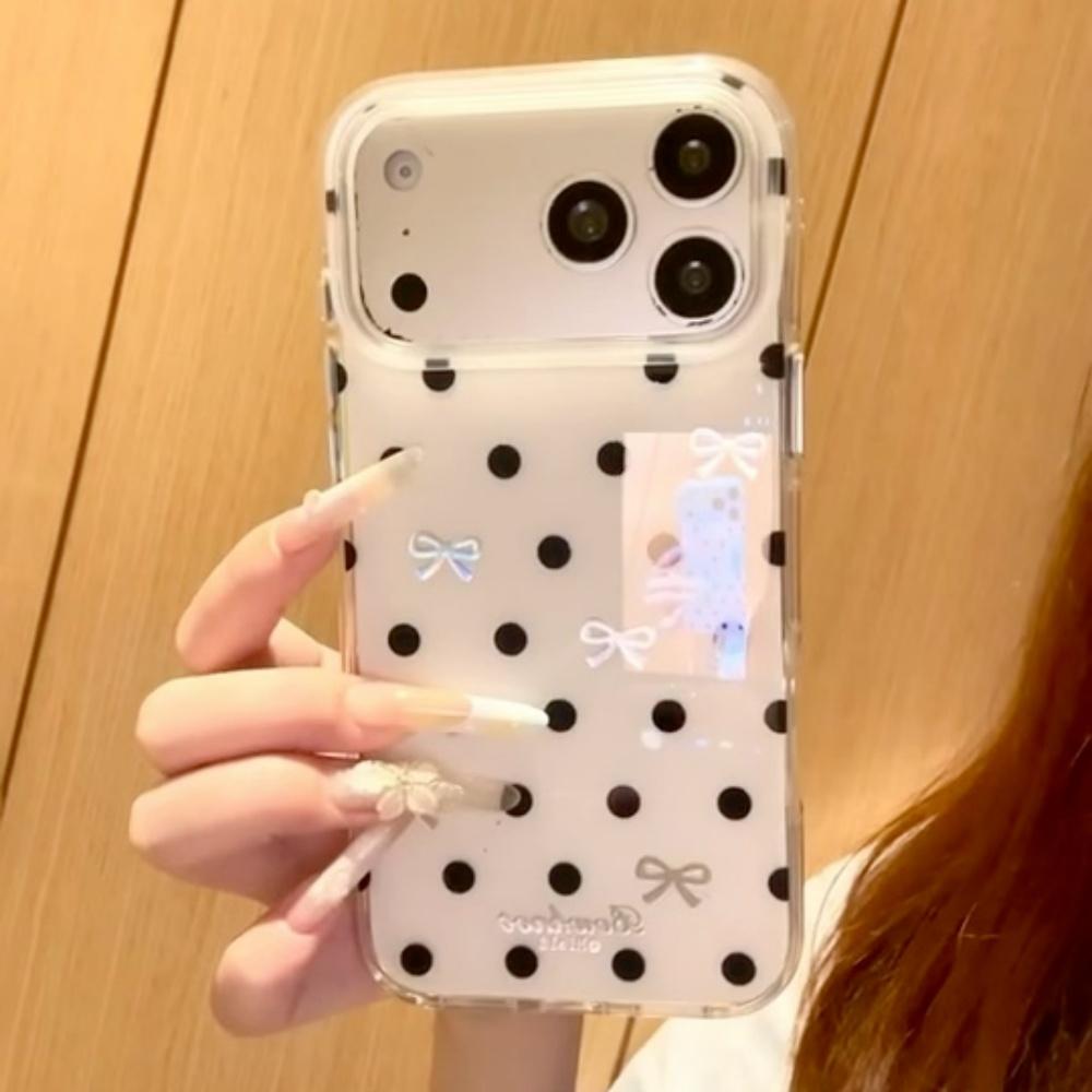 Elegant Korean Style Dot Gold Bow iPhone 17 Pro Max Case Full-Body Shockproof Cover for Women Girls iPhone 14 Pro Max
Elegant Korean Style Dot Gold Bow iPhone 17 Pro Max Case Full-Body Shockproof Cover for Women Girls iPhone 14 Pro Max