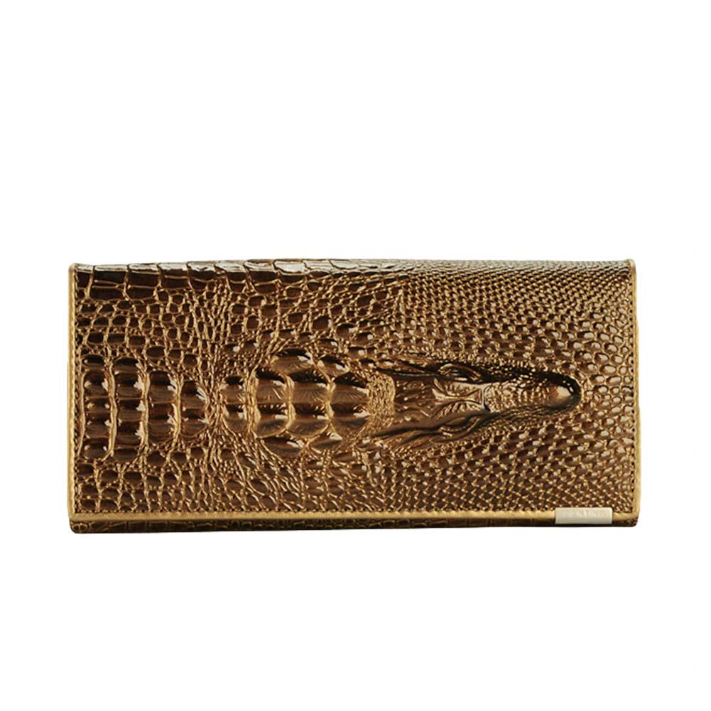 DYS Модные сумки Классический крокодиловый узор Кошелек-клатч из натуральной кожи с тиснением Длинный кошелек one size золотистый
DYS Модные сумки Классический крокодиловый узор Кошелек-клатч из натуральной кожи с тиснением Длинный кошелек one size золотистый