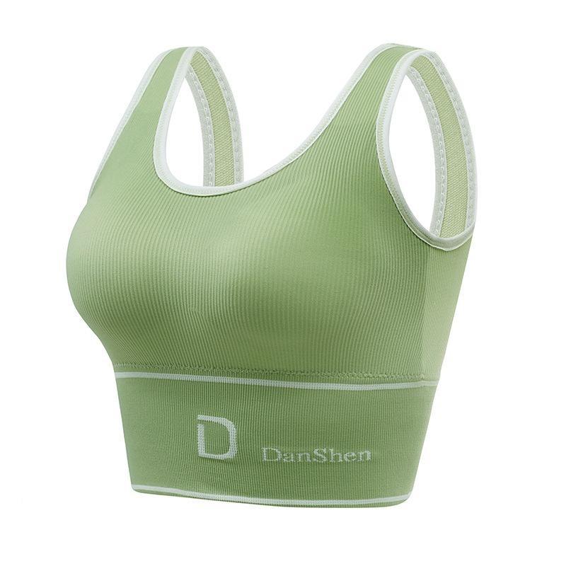 Women s Seamless Sports Bra Featuring U-shaped Back Design Triangle Cups with Padding High Elasticity Comfortable Wireless Femme Bralette XL/XXL зелений
Women s Seamless Sports Bra Featuring U-shaped Back Design Triangle Cups with Padding High Elasticity Comfortable Wireless Femme Bralette XL/XXL зелений
