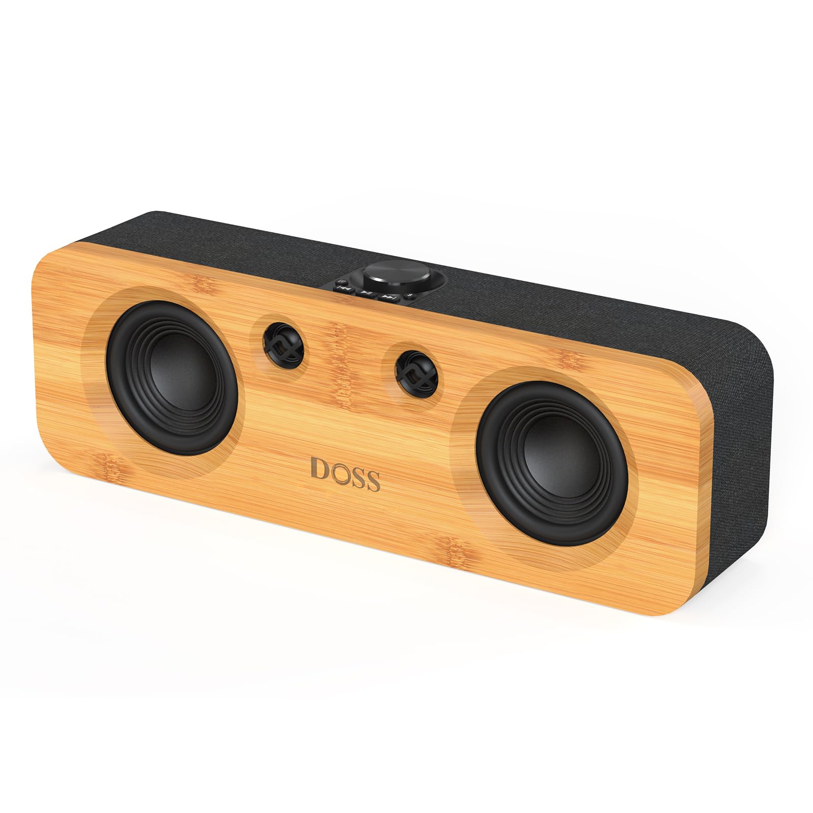 DOSS SoundBox H200 Bluetooth Speaker Made of Bamboo 50W Powerful Sound 35 Hours Playtime Wireless Stereo Pairing Loud Portable Speaker Dual DSP чорний
DOSS SoundBox H200 Bluetooth Speaker Made of Bamboo 50W Powerful Sound 35 Hours Playtime Wireless Stereo Pairing Loud Portable Speaker Dual DSP чорний