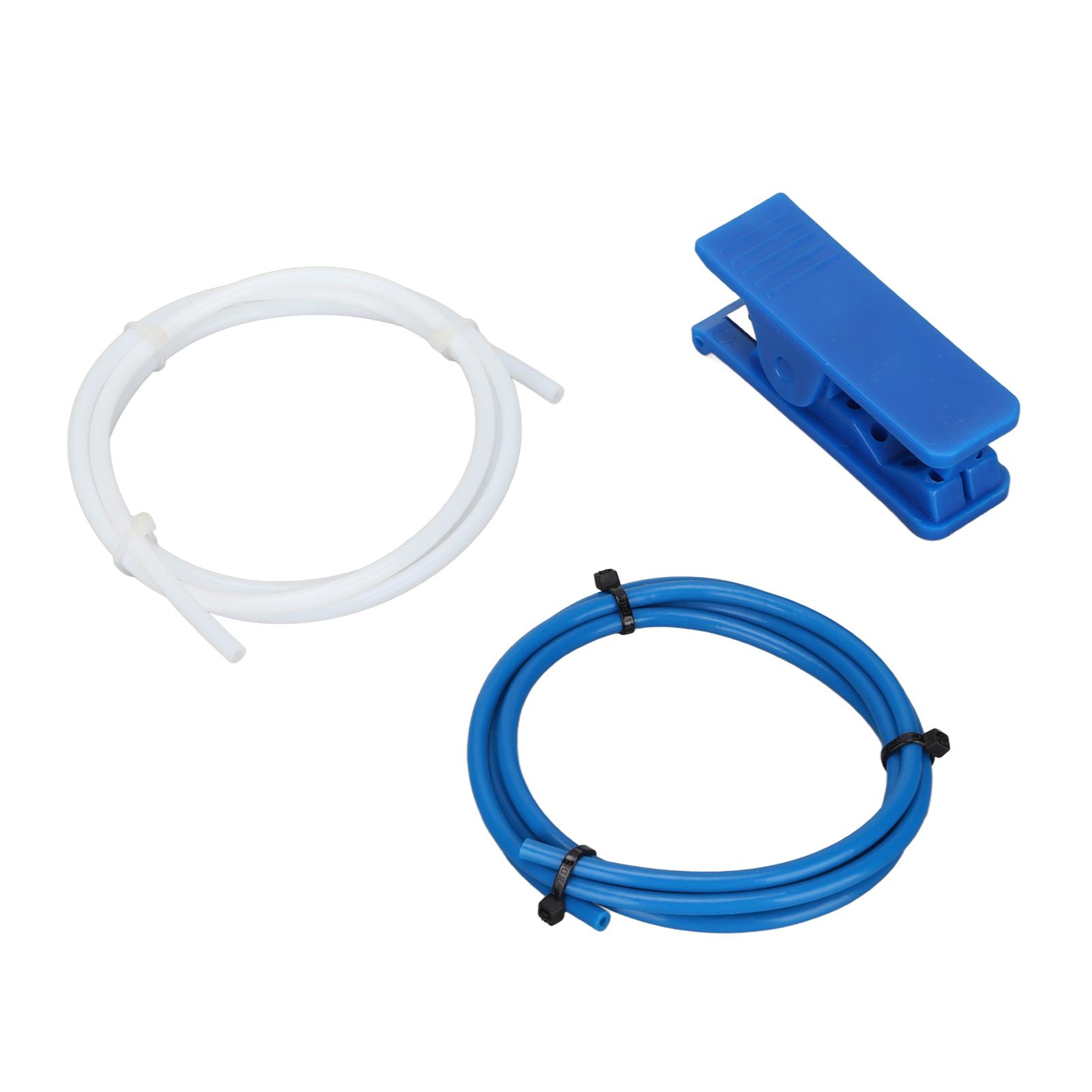 3D Printer Parts Kit 1 Meters White Blue PTFE Tubes with Pipe Cutter Pneumatic Connector for 3D Printer Replacement Part
3D Printer Parts Kit 1 Meters White Blue PTFE Tubes with Pipe Cutter Pneumatic Connector for 3D Printer Replacement Part